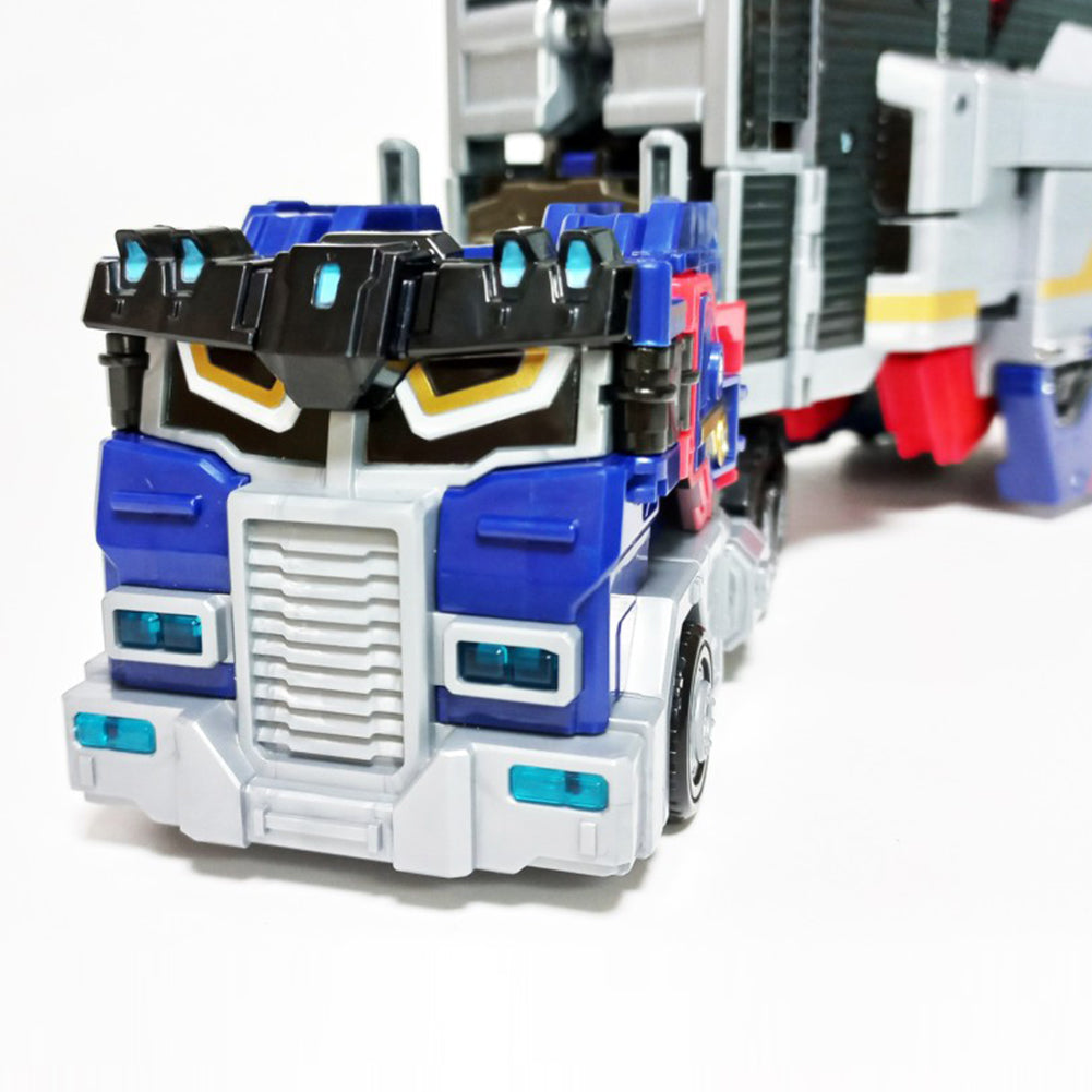 With Molly Metal Cardbot HeavyIron 2 Transformation Mode  Robot  Trailer Truck Vehicle Mode 11.8x4.5x14inch