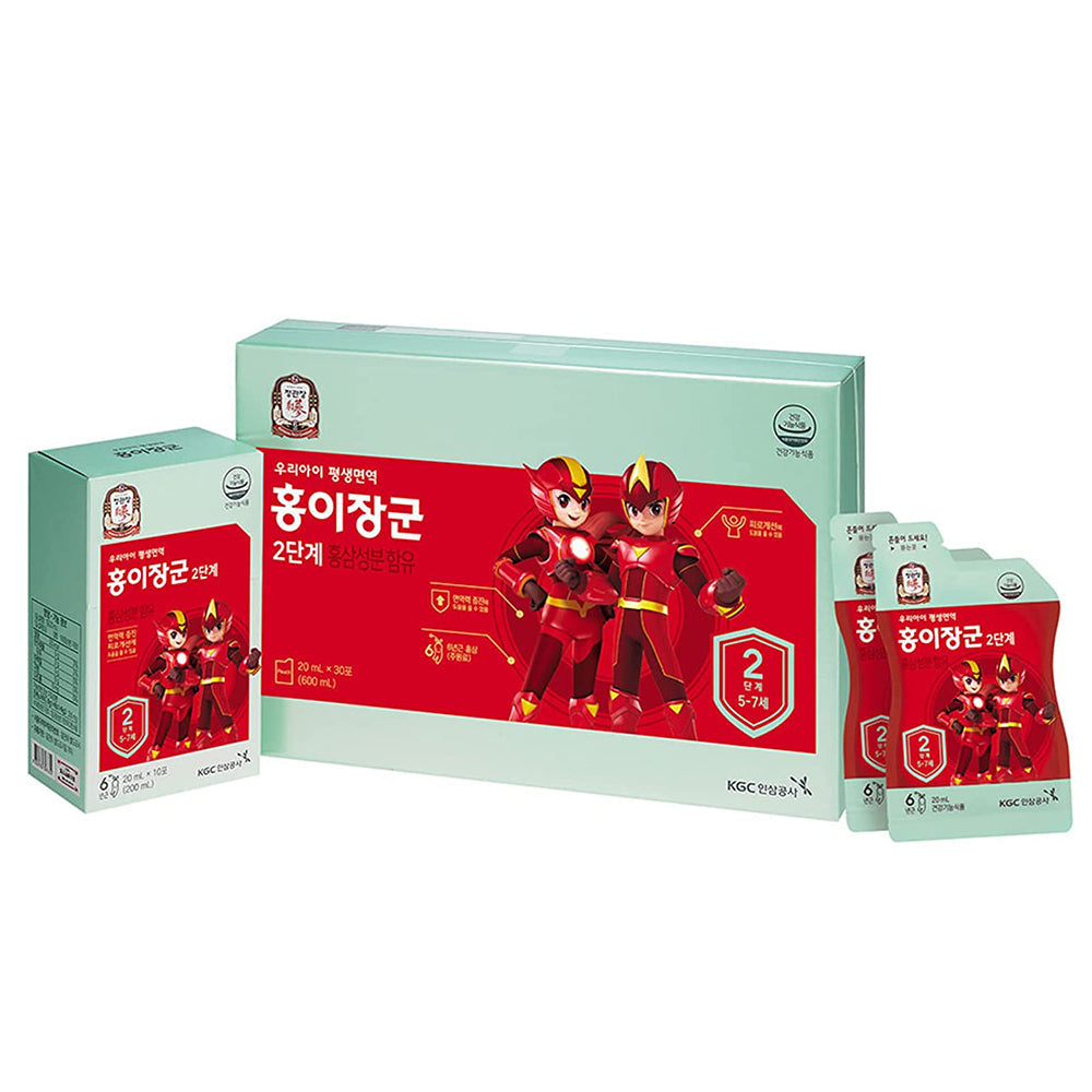 KGC CHEONG KWAN JANG HONG E JANG GUN korean red ginseng pre-shcool Kids Tonic Step2