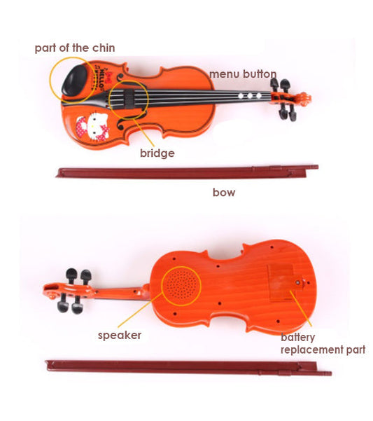 Digital vents Hello Kitty Violin toy 18 x 7.5 x 2.7(in)