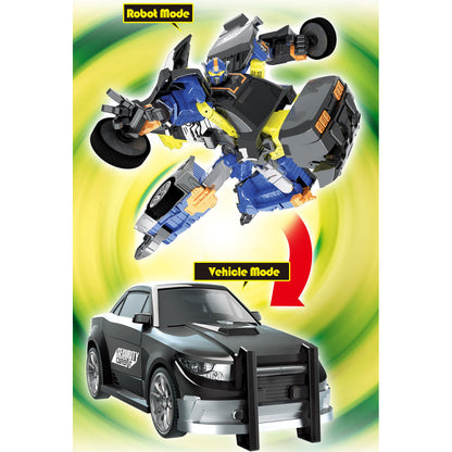 With Molly Hello Carbot Buddy guard Robot Turns into a car  10.8(W)x13.8(H)x6(D)inch