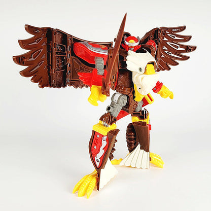 With Molly Hello Carbot Eagle Hider Eagle turns into a robot  11(W)x13.4(H)x3.5(D)inch