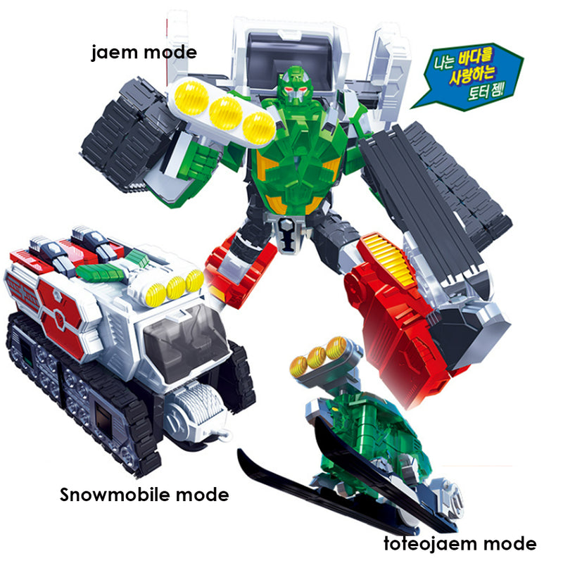 With Molly Hello Carbot Torter Gem - Jam and Snowmobile combine to transform into Torter Jam mode 15.3(W)x10.2(H)x4(D)inch