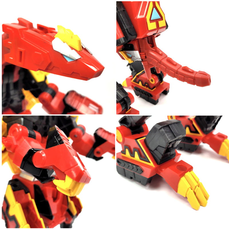 Hello Carbot Kingdaiser Transformation Robot 3 Modes Robot Mode Elephant Mode Dragon Mode 14(W) x 3.5(D) x 13.5(H) inch