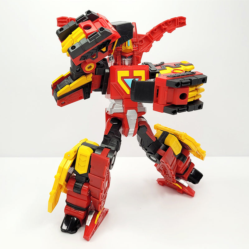 Hello Carbot Kingdaiser Transformation Robot 3 Modes Robot Mode Elephant Mode Dragon Mode 14(W) x 3.5(D) x 13.5(H) inch