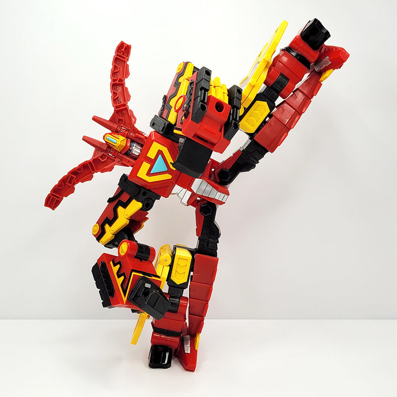 Hello Carbot Kingdaiser Transformation Robot 3 Modes Robot Mode Elephant Mode Dragon Mode 14(W) x 3.5(D) x 13.5(H) inch