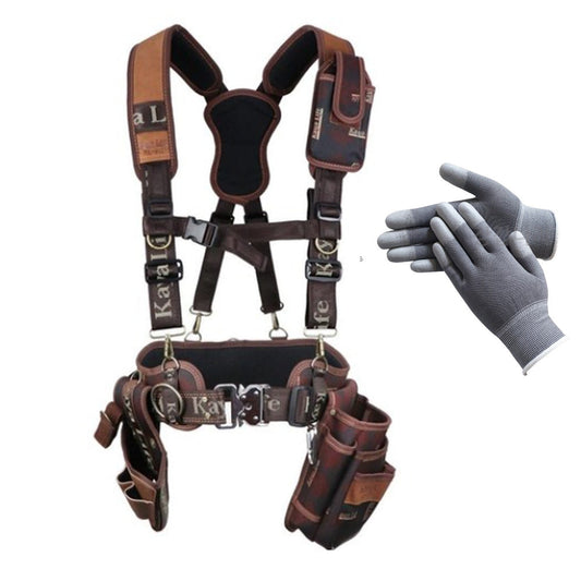 KL600 multi tool holders Suspender + a Drill Holster + a Multi Tools Holster + a Wide Width Belt with gloves