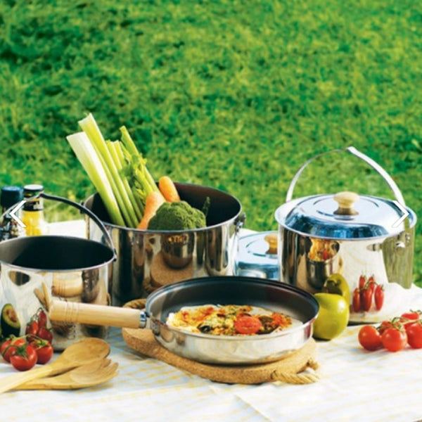 With Molly Kovea Copel Camping Stainless cookware set 4P