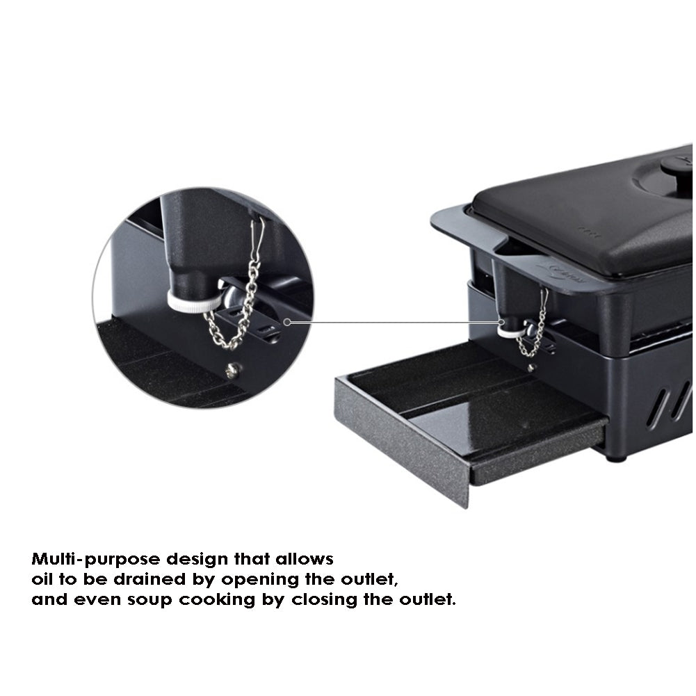 Kovea 3 Way All in One Multi Gas Stove with storage bag, M size all black