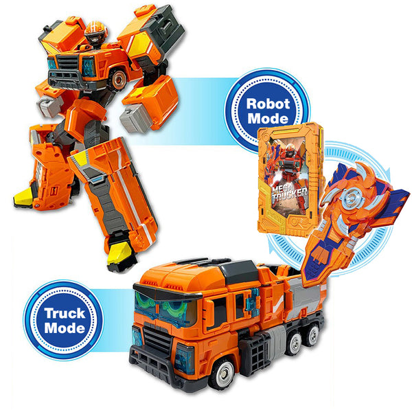 With Molly Metal Cardbot Megatrucker  2 mode robot mode truck mode toy   9.9(W) x 4(D) x 10(H) inch