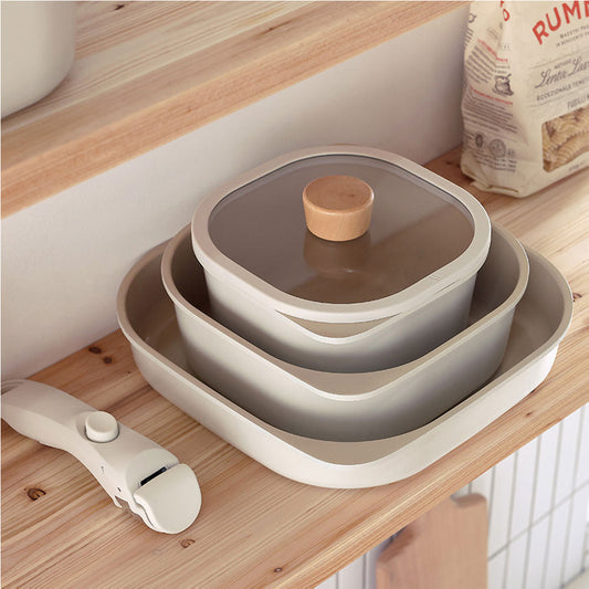 With Molly IH Fika Reserve Comfort cookware set 7P Cream