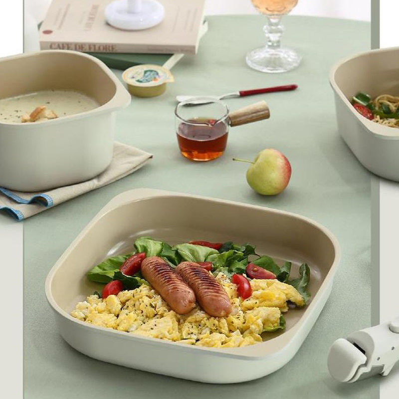 With Molly IH Fika Reserve Comfort cookware set 7P Cream