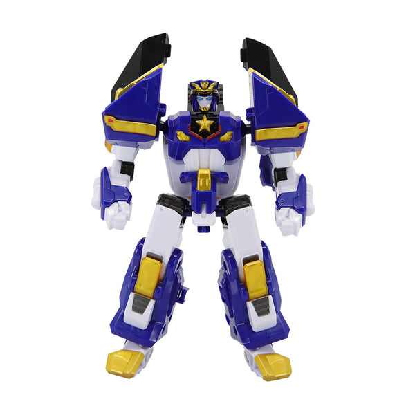 Mini force Season 6 Patrol Cop robot toy police robot transforms into a police face model 7.8x4x10.2in