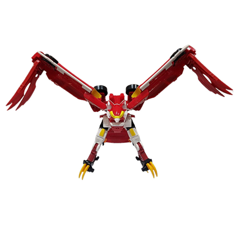 Turning Mecard HG Phoenix Transform into robots and animals (W)8.6x(D)4.5x(H)10.2in