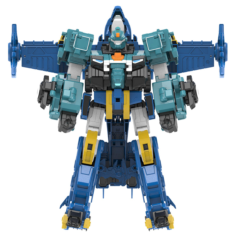 With Molly Dinoster Deluxe Robot Stego Blast Wing 3 transformations vehicle mode, dinosaur mode, and robot mode  15.2(W)x16.6(H)x5.5(D)inch