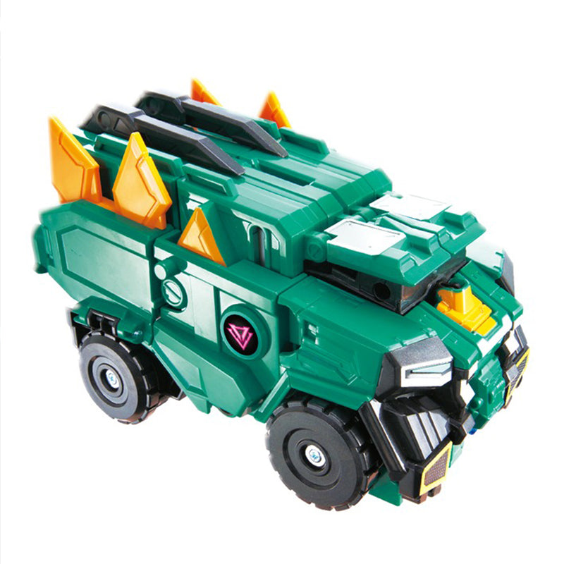 With Molly Dinoster Deluxe Robot Stego Blast Wing 3 transformations vehicle mode, dinosaur mode, and robot mode  15.2(W)x16.6(H)x5.5(D)inch