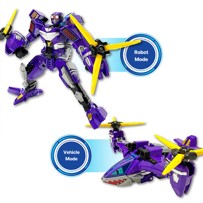 With Molly Metal Cardbot Shadow X 2 transformation modes: robot mode and vehicle mode  7.5(W) x 3.2(D) x 7.9(H) inch