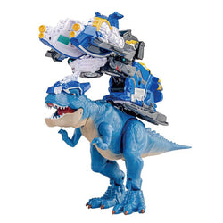 With Molly Supertron Tyran Powertronn dinosaur car combined powertron pop-up transformation  17.3(W) x 5(D) x 12.6(H) inch