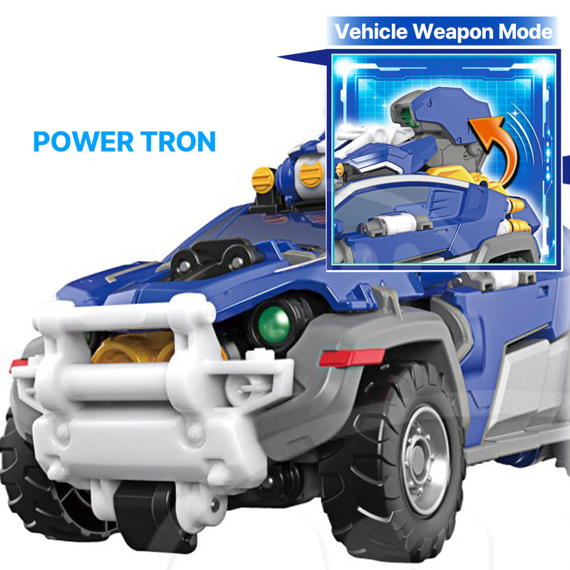 With Molly Supertron Tyran Powertronn dinosaur car combined powertron pop-up transformation  17.3(W) x 5(D) x 12.6(H) inch