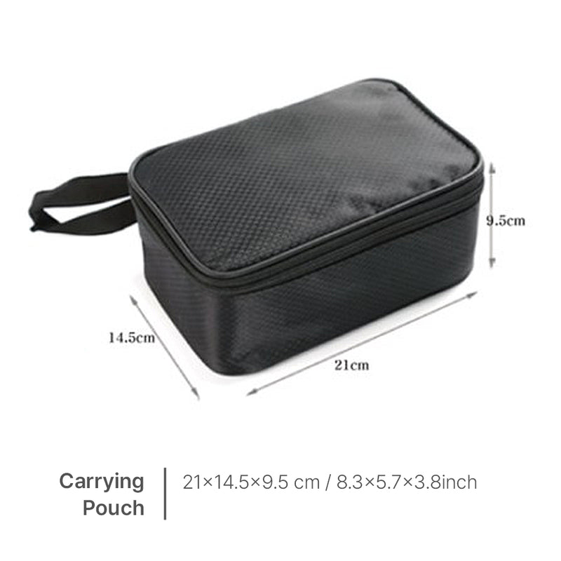 With Molly Portable Camping Tea Set  kettle 1p, tea cup 2p wooden tray storage bag  8.3(W)x5.7(D)x3.8(H)in