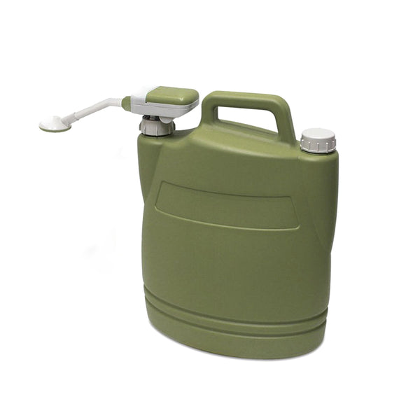 With Molly Camping Water Jug, Camping Water Container,3.17 Gallon Water Storage with Easy-to-use membrane switch khaki