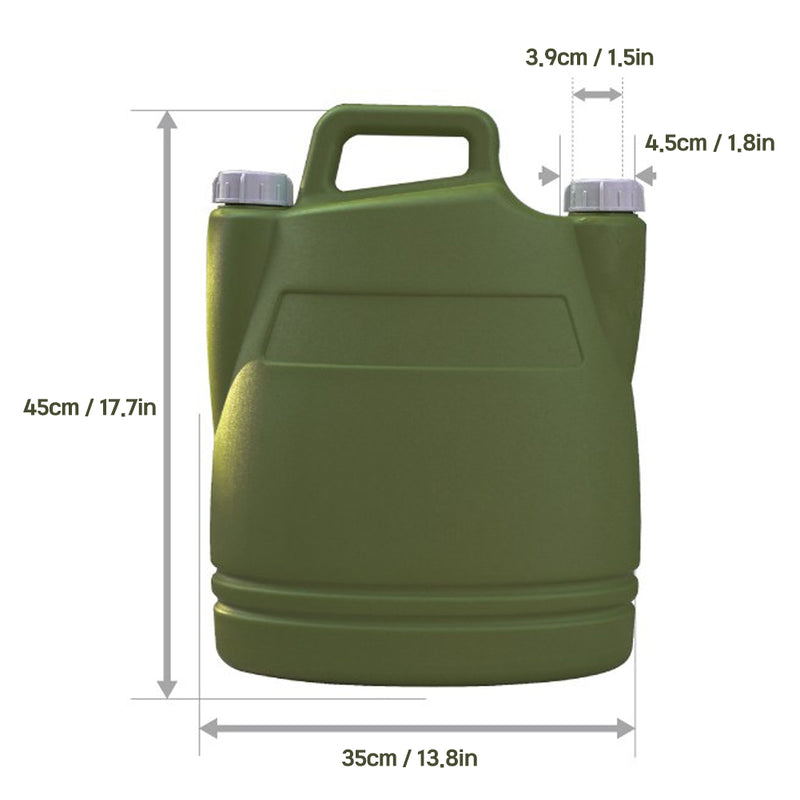 With Molly Camping Water Jug, Camping Water Container,3.17 Gallon Water Storage with Easy-to-use membrane switch khaki