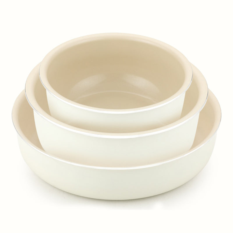 It likes dore IH hands free organic Pot Cookware Set of 5P Ivory