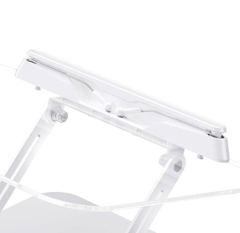 With Molly Transparent reading table height and angle adjustabl bookstand 13.4(W)x9.3(D)inch
