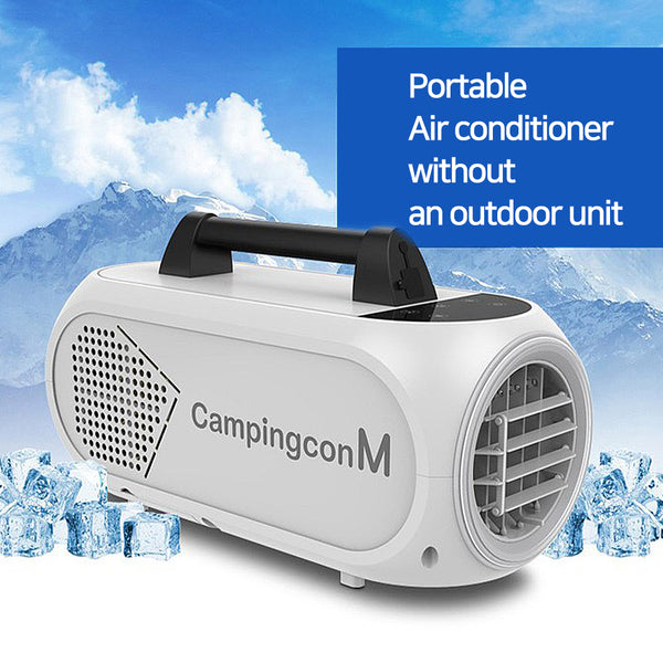 campingM portable air conditioner Convenient for outdoor activities 18.5x7.5x9.5inch 100-240V~, 50/60Hz, 2.5A