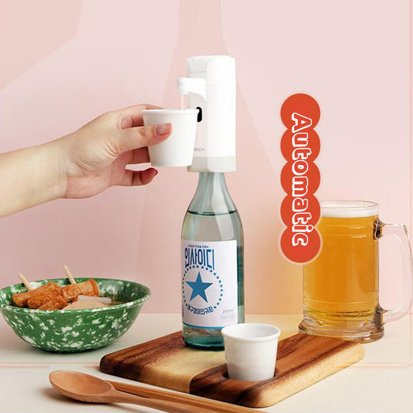 With Molly HanJan duo Automatic Soju, Soju to drink alone with soju glass 2P white