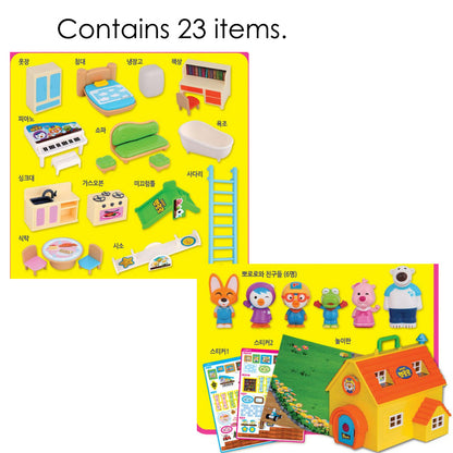 With Molly Pororo Second Floor House Toy -  Contains 23 items