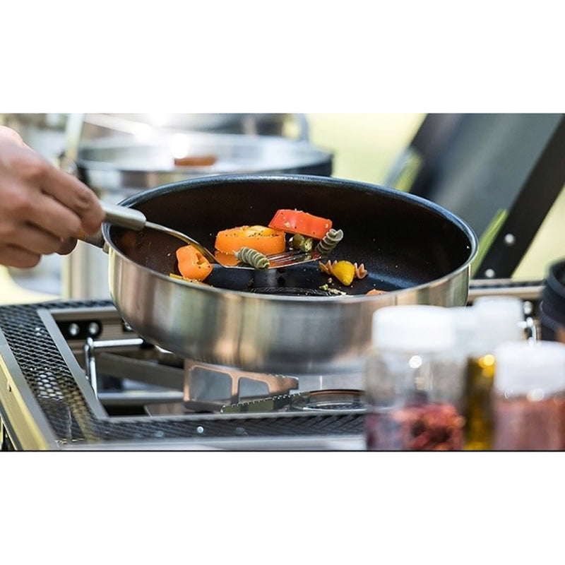 Kazumi Premium camping outdoor Stainless Steel Clad Cook Set 6P