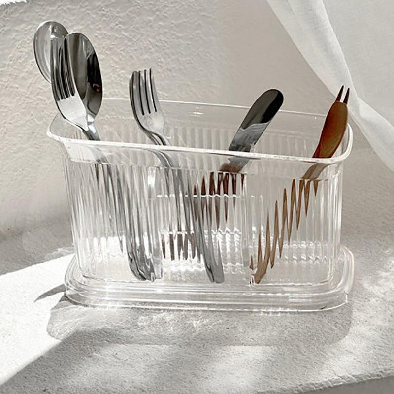 With Molly Crista Dish Drying Rack  Stylish Design, 360° Rotatable Water Drain, 2 Removable Utensil Holders  19.2 x 14.7x 6.6inch