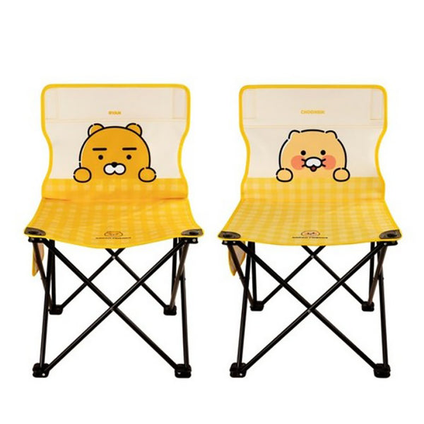 Chunshik Comfortable folding cute design portable camping chair with carry bag 2P