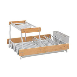 With Molly modern simple design Wood Dish Drying Rack (w)20.9x(d)13.6x(h)9.5inch