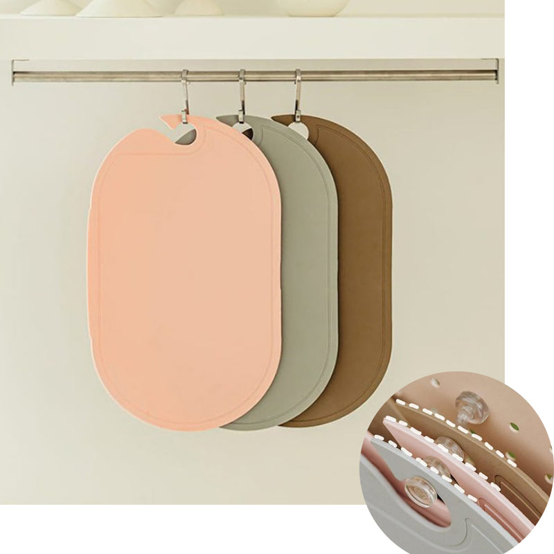 With Molly TPU Chopping Board-3EA, Stand-1EA, Transparent Ring-1EA, Magnetic Ring-2EA Cream  9.45in x 16.9in x 6.3in