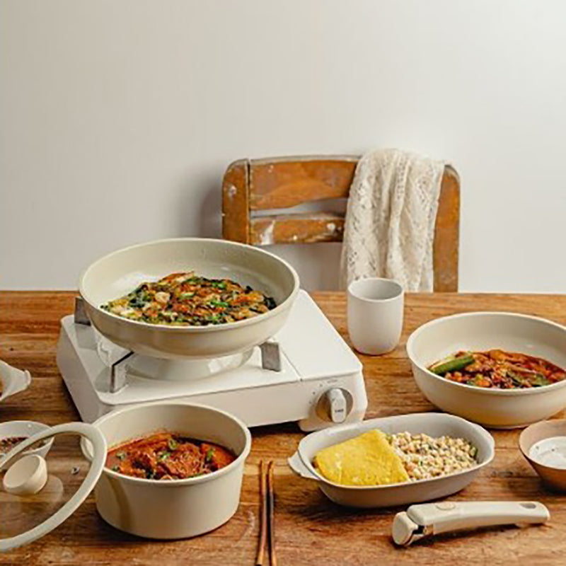 Gongan Removable handle Pot Cookware Set of 3P