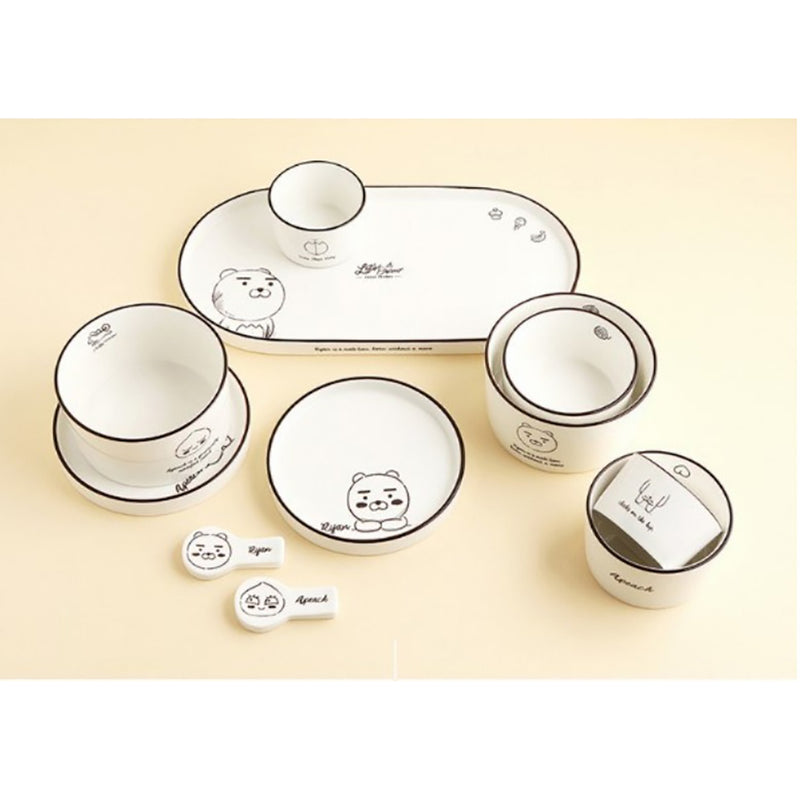 With Molly Let's Draw Tableware Set  little Ryan  for 2people 11pcs