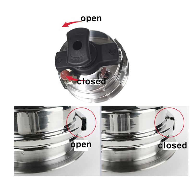 Object 2 person IH stainless steel pressure cooker 5.9x5.1x2.8inch