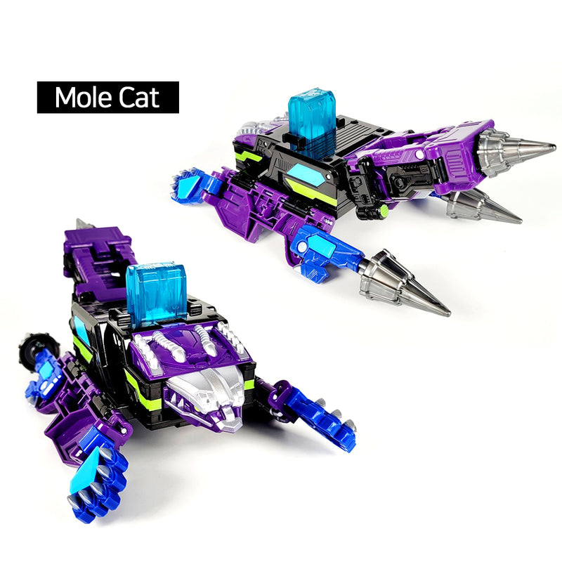 With Molly Hello Carbot drillbust  One vehicle transforms into two robots  11"(W)x15"(H)x3.5"(D)