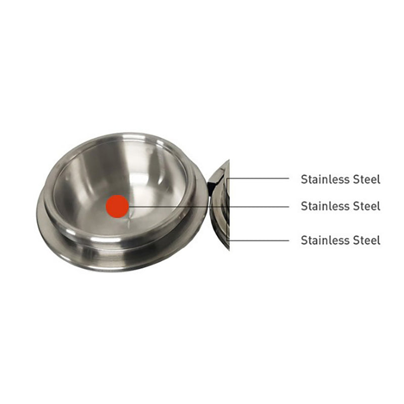 Object 2 person IH stainless steel pressure cooker 5.9x5.1x2.8inch