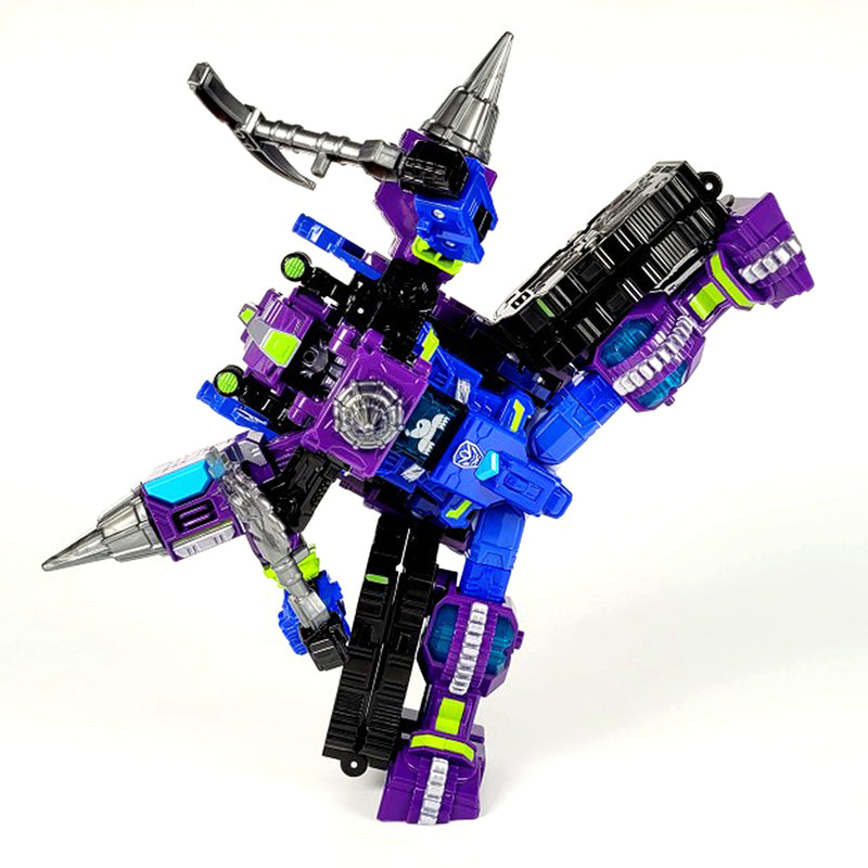 With Molly Hello Carbot drillbust  One vehicle transforms into two robots  11"(W)x15"(H)x3.5"(D)