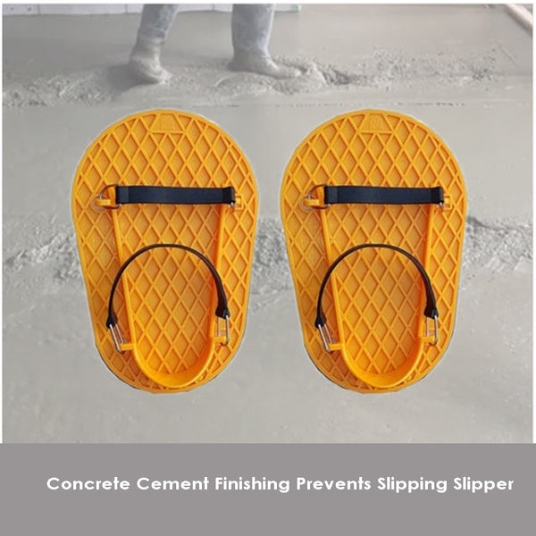 Concrete Cement Finishing Footprint-free cement finish shoes