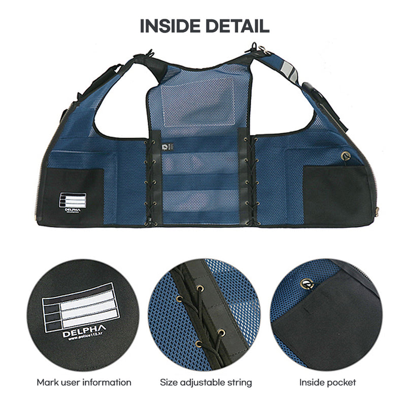 DP-102X Multi-purpose vest made of light, thin and strong fabric Navy