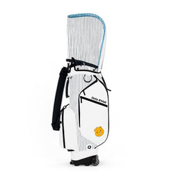 Golf Basic Caddy rolling Bag- little Ryan Unisex Very Cute white 15.3x50.3x9.4inch
