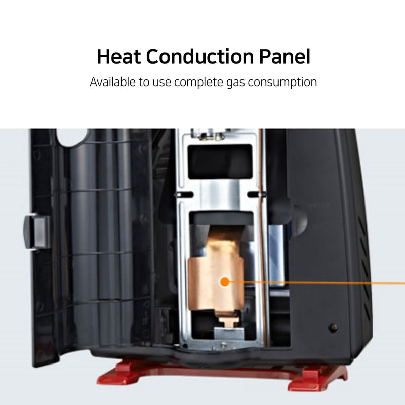 KOVEA Little Sun Gas Heater CAMPING Outdoor 1.7 KW Ceramic Plat Korea 11 x7.5 x 13.8"