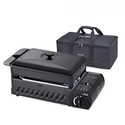 Kovea 3 Way All in One Multi Gas Stove with storage bag, M size all black
