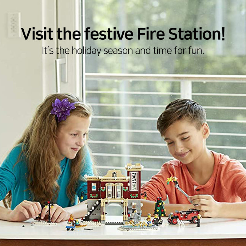 LEGO Creator Expert Winter Village Fire Station 10263 Building Kit (1166 Pieces)