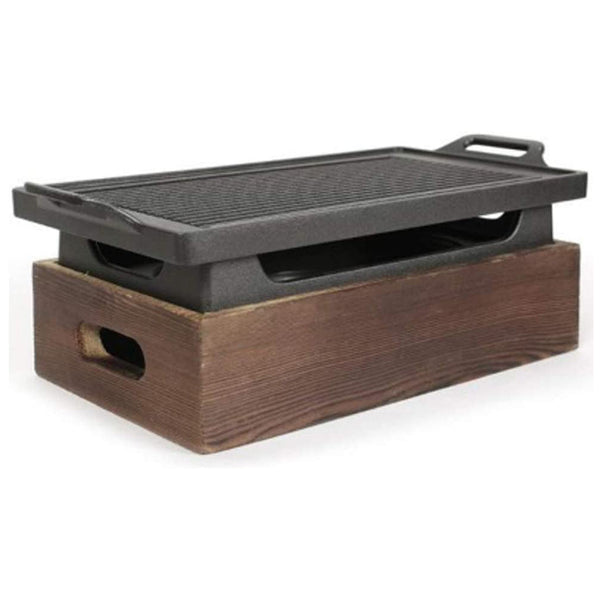 NOMAD Japan Style Aluminum Rectangular Mini Hibachi Set