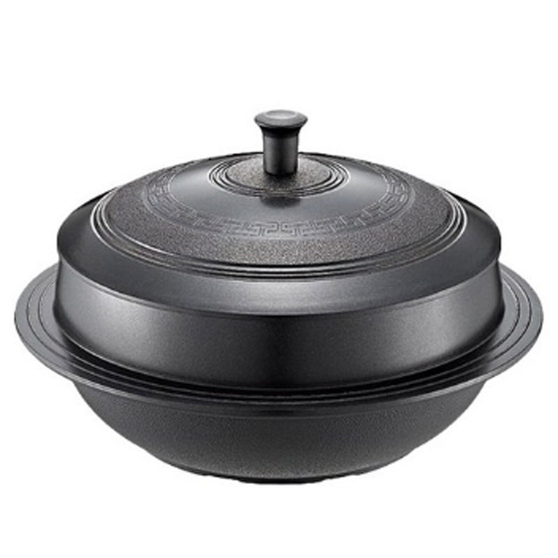 Gamasot IH Induction Titanium Ceramic Aluminum Korean Traditional Pot cauldron All Heat Sources Cookable 20cm for 2~3 people
