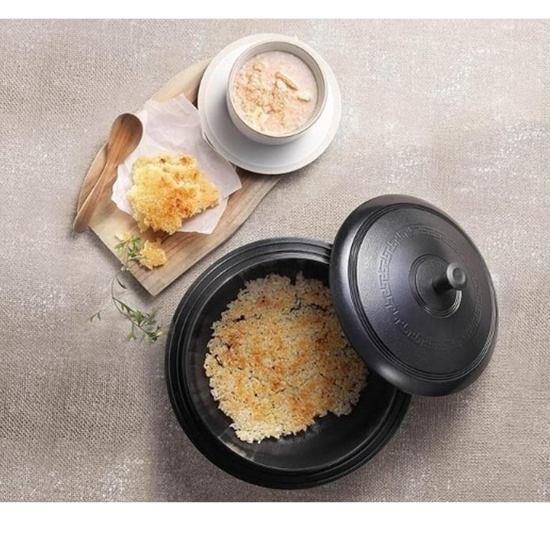 Gamasot IH Induction Titanium Ceramic Aluminum Korean Traditional Pot cauldron All Heat Sources Cookable 20cm for 2~3 people